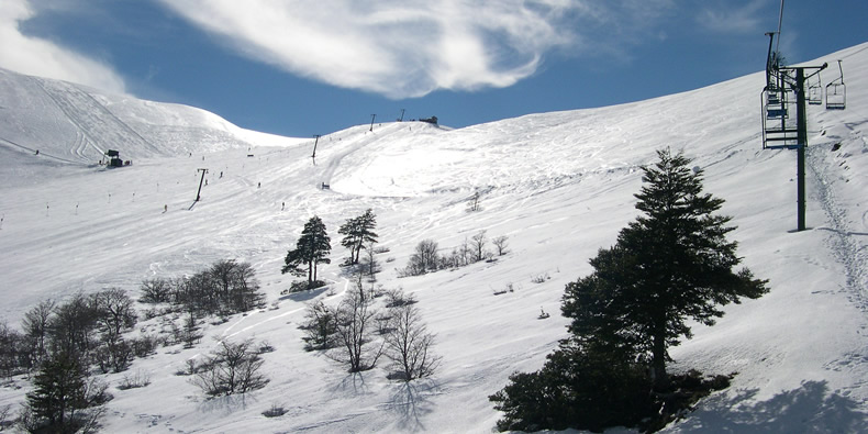 Pistas y medios de elevacin de Ski Antillanca