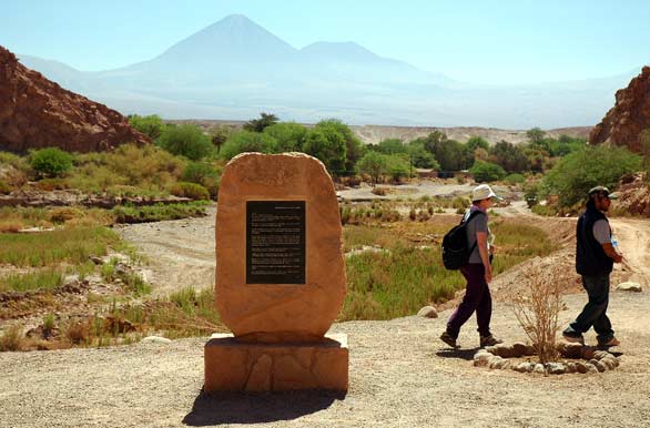 Referencia en Pukara de Quitor - San Pedro de Atacama