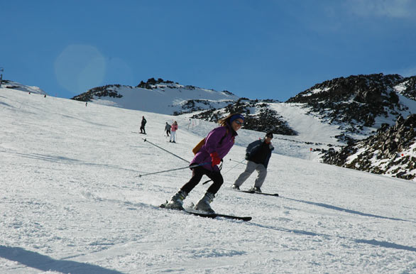 El placer de esquiar - Chilln
