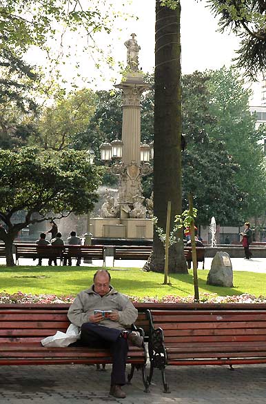 Lectura en la plaza - Concepcin