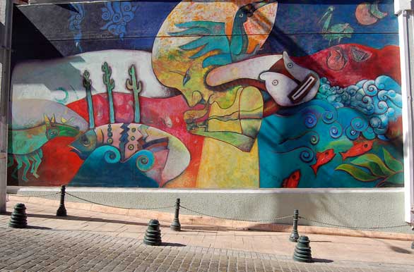 Mural en el Barrio Ingls - Coquimbo