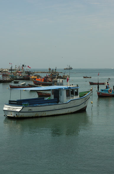 Pequeos barcos pescadores - Iquique