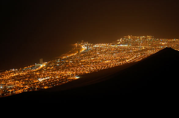 Panoramica nocturna - Iquique
