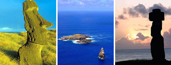 Isla de Pascua - Fotos: 1 Corp.Promocin Turstica Chile / 2 y 3 Cmara Turismo Isla de Pascua
