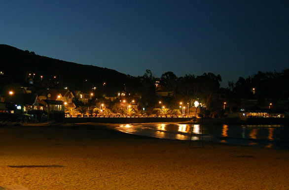 Playa nocturna - Papudo / Zapallar