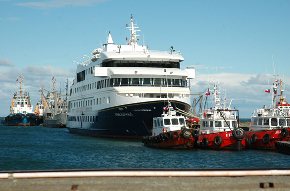 Pretarativos para la travesia - Punta Arenas