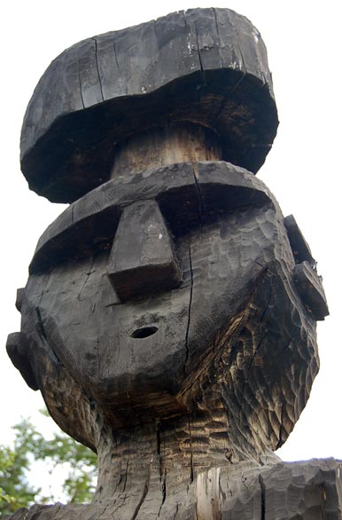 Escultura en el Cerro San Cristbal - Santiago