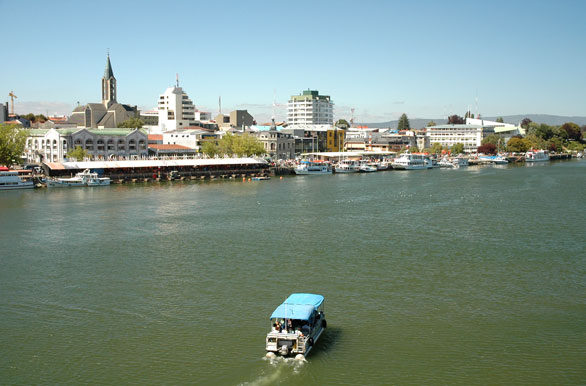 Tpica vista de Valdivia - Valdivia