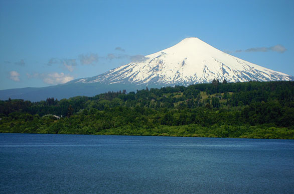 Lago y volcn - Villarrica