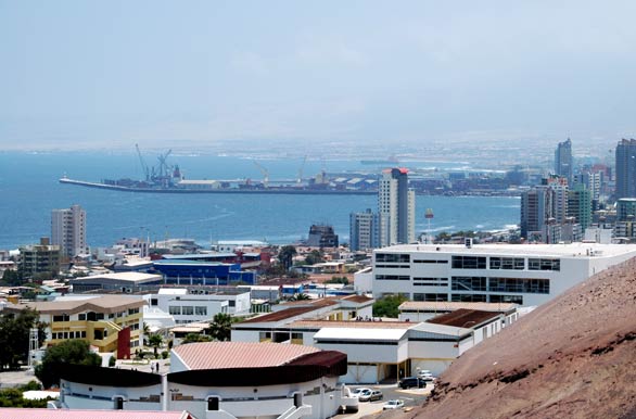 Vista desde las ruinas de Huanchaca - Antofagasta