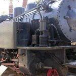 Antigua locomotora a vapor