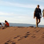Caminando y fotografiando las dunas