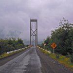 Puente colgante Río Yelcho