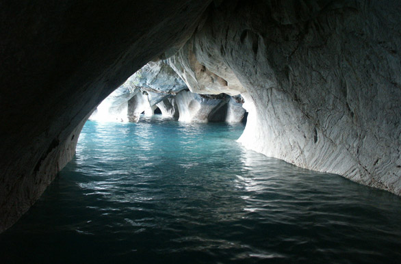 Frías cavernas de mármol - Chile Chico / Lago G. Carrera