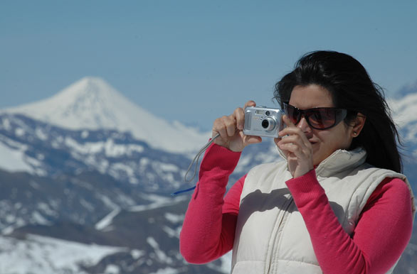 Miren el volcan - Chillán