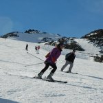 El placer de esquiar