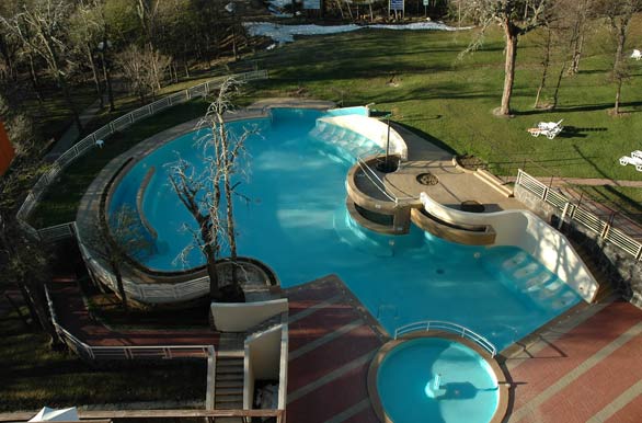 Vista de la piscina - Chillán