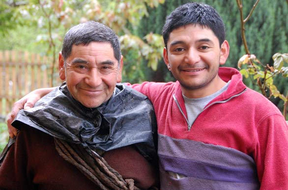 Ruben y su padre, Mirador del Río - La Junta
