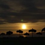 Puesta de sol en Playa Blanca