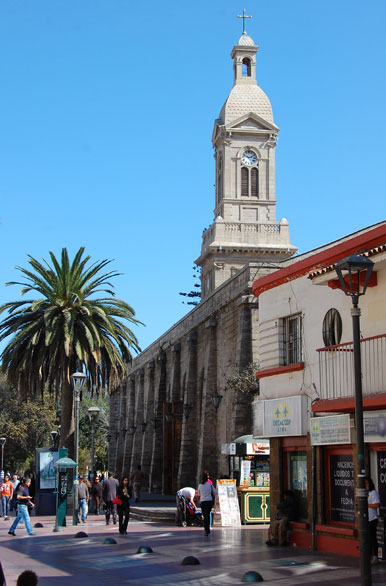 Peatonal y catedral - La Serena