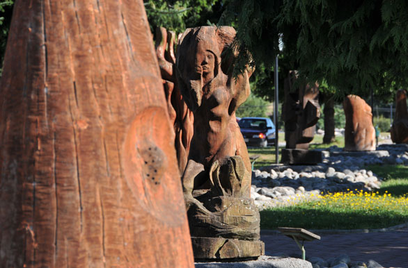 Esculturas en madera nativa - Llanquihue
