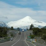 Vista del volcán Antuco