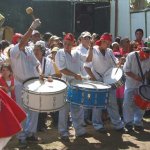 Música en fiesta religiosa en Sotaquí