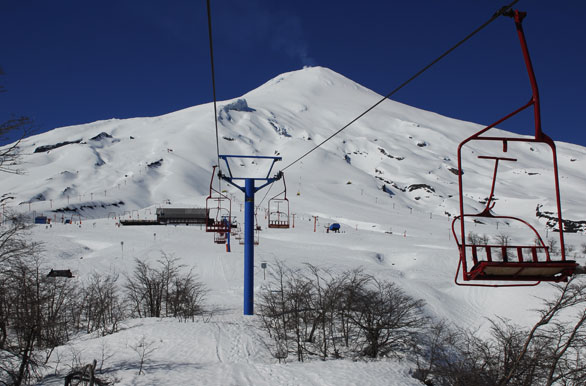 Centro invernal, Volcn Villarrica - Pucn