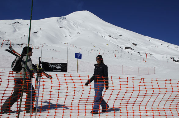 Invierno en el volcn - Pucn