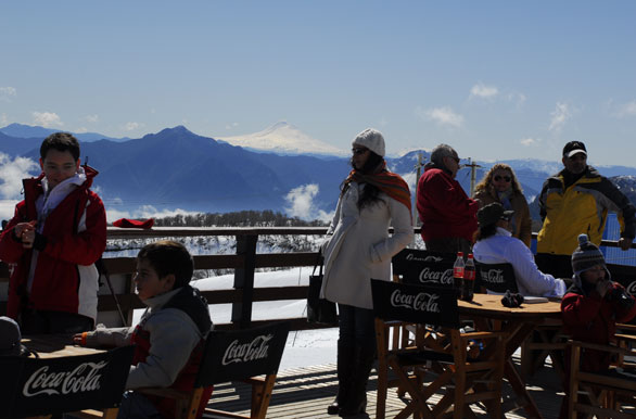 Terraza del refugio - Pucn