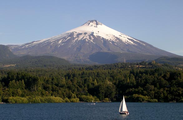 Lago y volcán - Pucón
