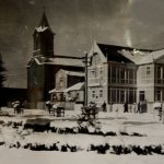 Iglesia y Municipalidad, foto del recuerdo