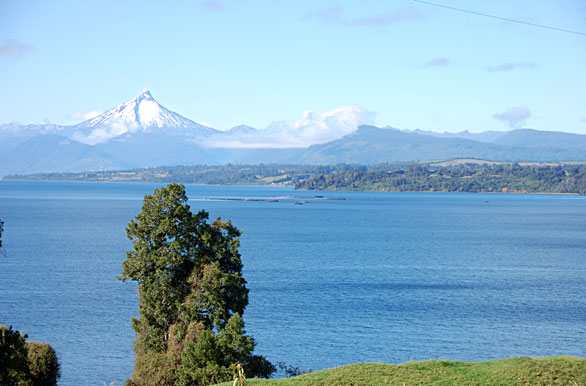 Vista del lago Rupanco - Puerto Octay