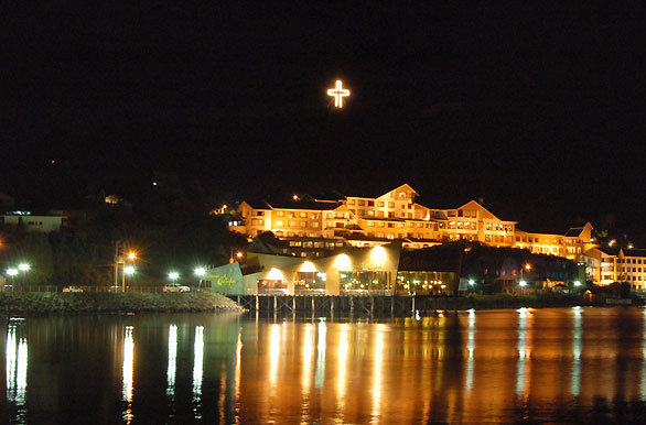 Vista nocturna de Puerto Varas - Puerto Varas