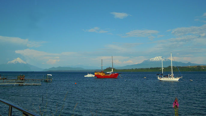Vista panormica del lago Llanquihue - Puerto Varas