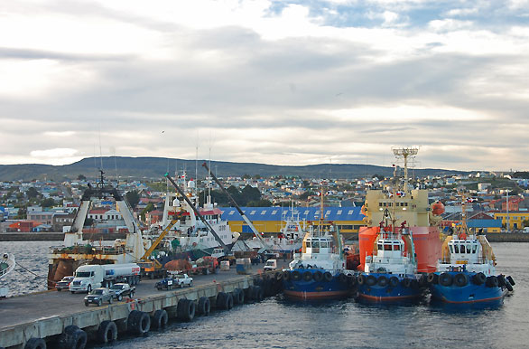 Vista del puerto - Punta Arenas