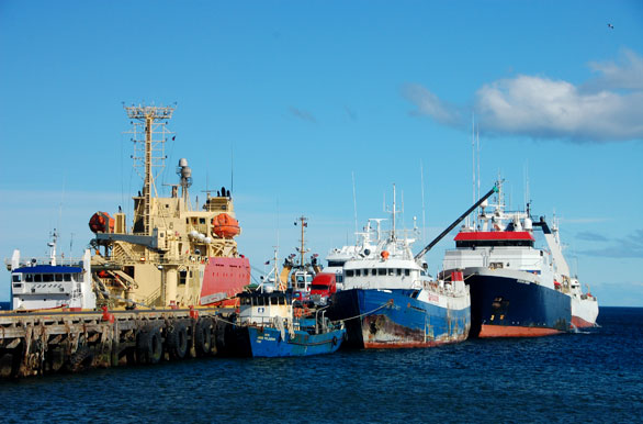 Vista del muelle - Punta Arenas