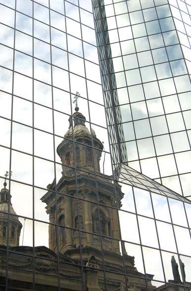 Reflejo de la Catedral - Santiago