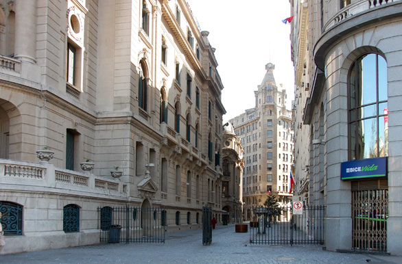 Tradicionales edificios - Santiago