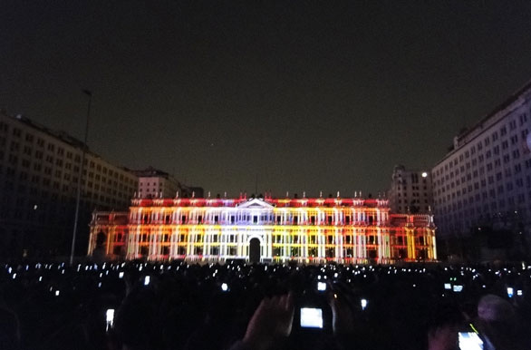 Festejo del bicentenario - Palacio de La Moneda  - Santiago