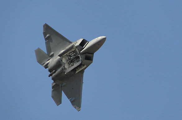 F-22 en el Fidae, Festival de acrobacias areas - Santiago