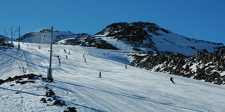 Nevados de Chillán ski runs and lifts