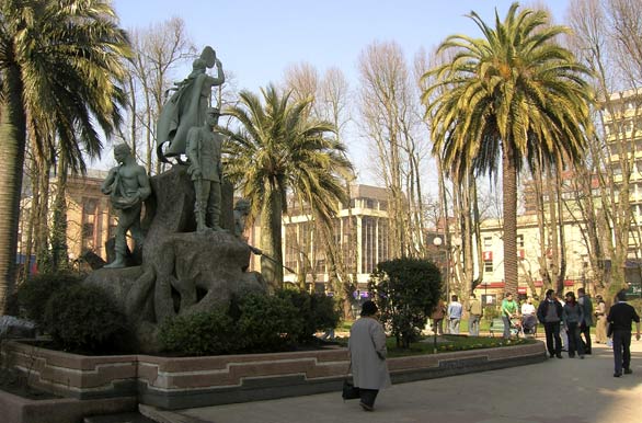 Imagen de la Plaza de Armas - Temuco
