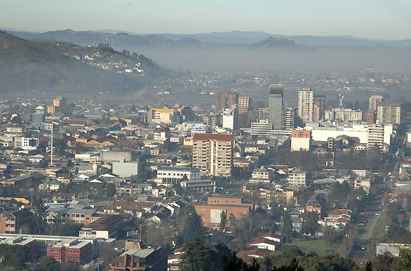 Edificios en el área céntrica - Temuco