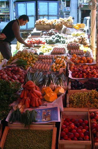 Los productos frescos del mercado - Valdivia