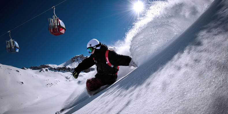 Alquiler de equipos de esquí en Valle Nevado