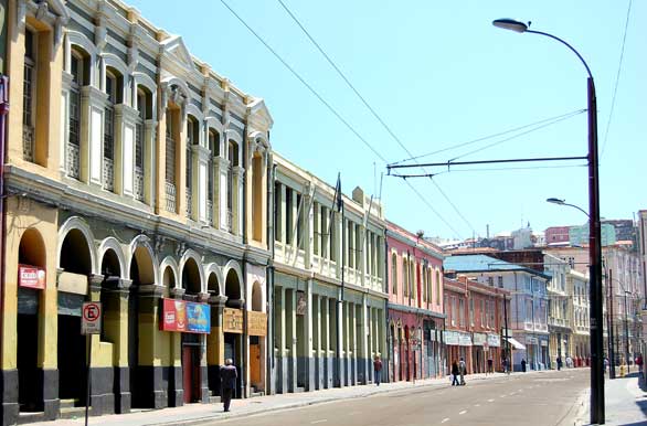 Tpica calle chilena - Valparaiso