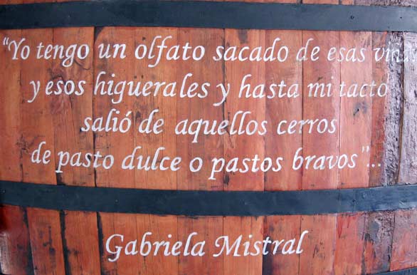 Texto de Gabriela Mistral - Vicuña