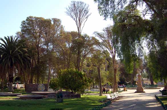 Plaza en Vicuña - Vicuña