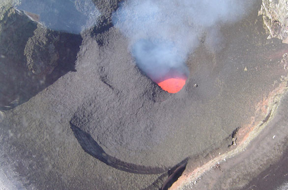 Cráter del volcán - Villarrica
